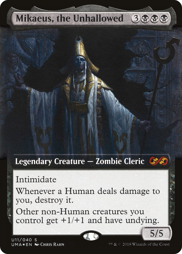 Mikaeus, the Unhallowed (U11) (Extended Art) - Foil