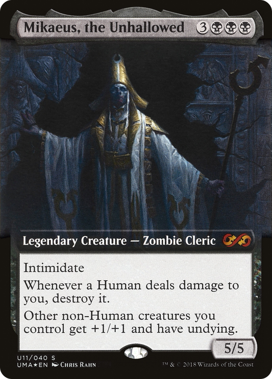 Mikaeus, the Unhallowed (U11) (Extended Art) - Foil