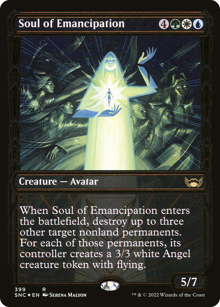 Soul of Emancipation (399) (Showcase) - Gilded Foil