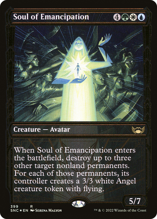 Soul of Emancipation (399) (Showcase) - Gilded Foil