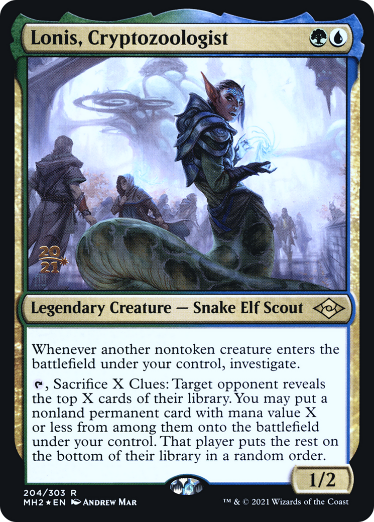 Lonis, Cryptozoologist (204) (Prerelease) - Foil