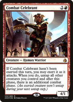 Combat Celebrant (125) (Prerelease) - Foil