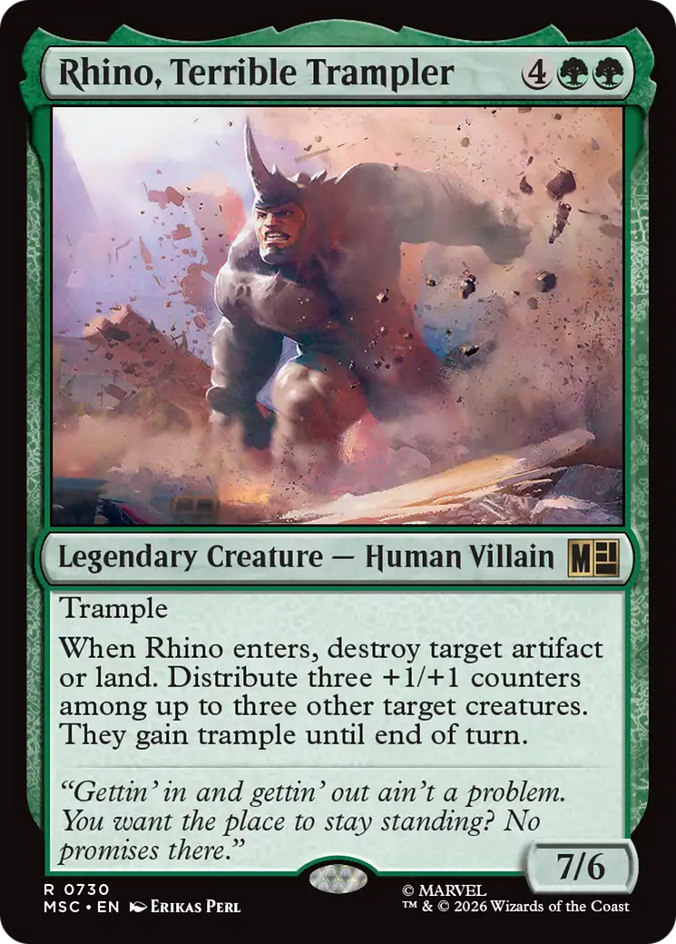 Rhino, Terrible Trampler (MSC)