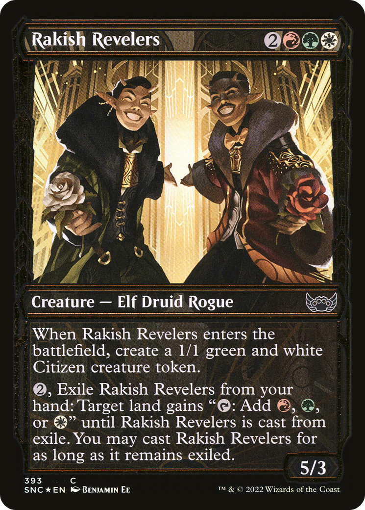 Rakish Revelers (393) (Showcase) - Gilded Foil