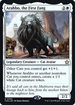 Arahbo, the First Fang (0002) (Prerelease) - Foil
