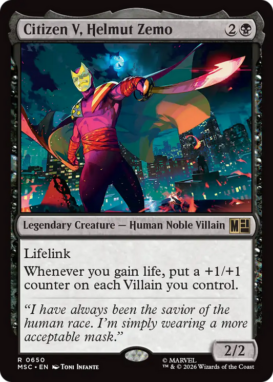Citizen V, Helmut Zemo (MSC) - Foil