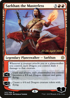 Sarkhan the Masterless (143) (Prerelease) - Foil