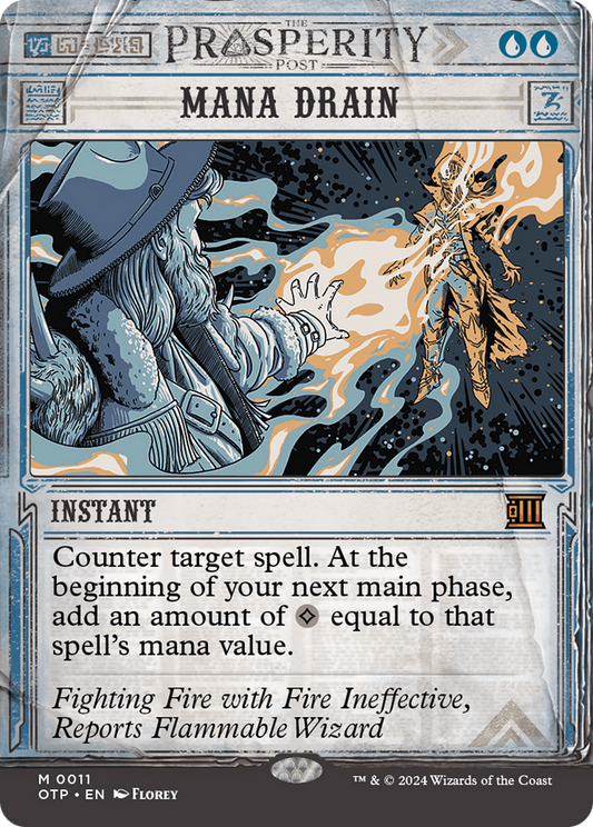 Mana Drain (0011) (Showcase) - Foil