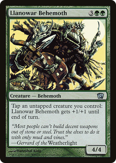Llanowar Behemoth - Foil