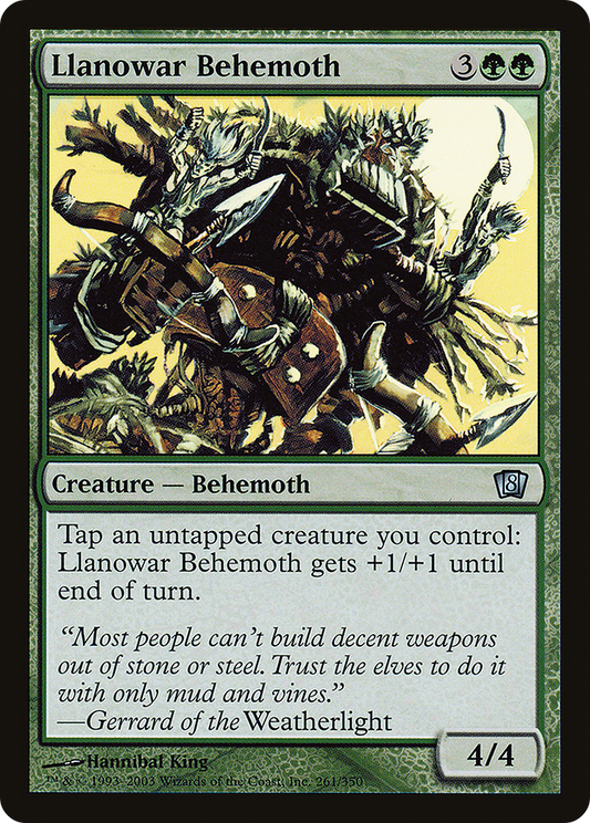 Llanowar Behemoth - Foil