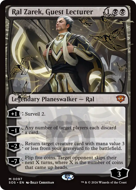 Ral Zarek, Guest Lecturer (0097) (Promo Pack) (PSOS) - Foil