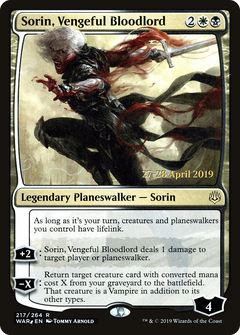 Sorin, Vengeful Bloodlord (217) (Prerelease) - Foil