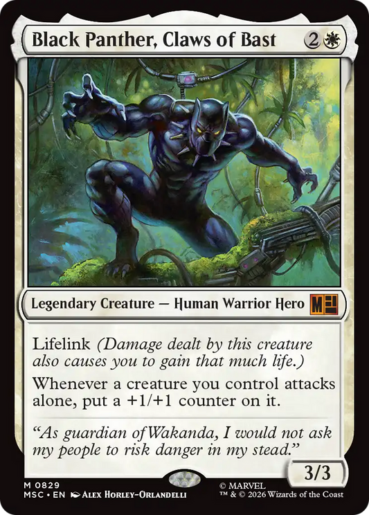 Black Panther, Claws of Bast (MSC) - Foil