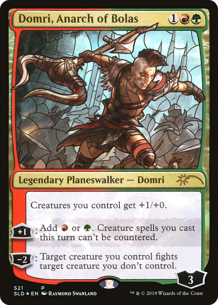Domri, Anarch of Bolas (521) (Showcase) - Foil
