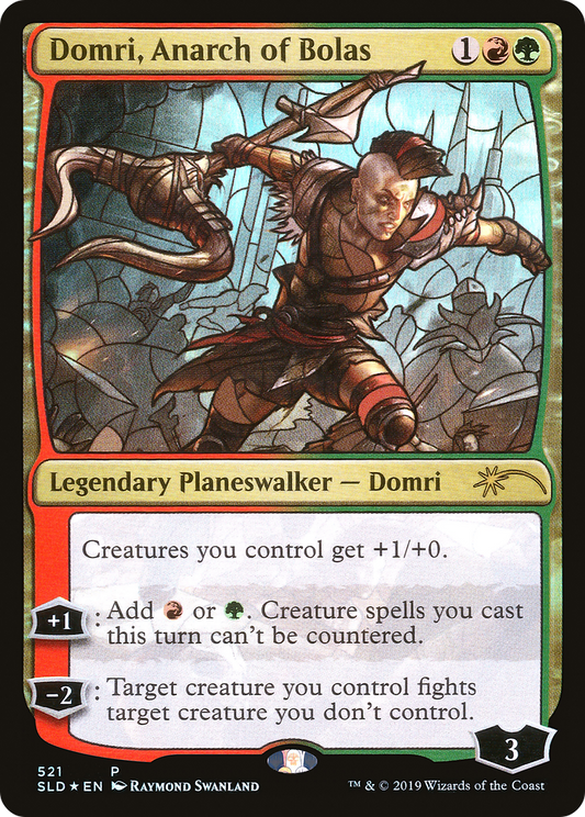 Domri, Anarch of Bolas (521) (Showcase) - Foil