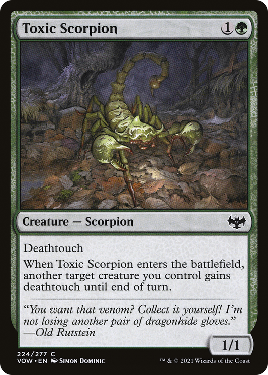 Toxic Scorpion - Foil