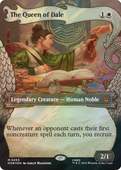 The Queen of Dale (0253) (Borderless) (Dragon Hoard Frame) (HOB) - Surge Foil