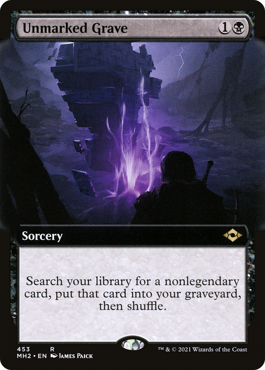 Unmarked Grave (453) (Extended Art) - Foil