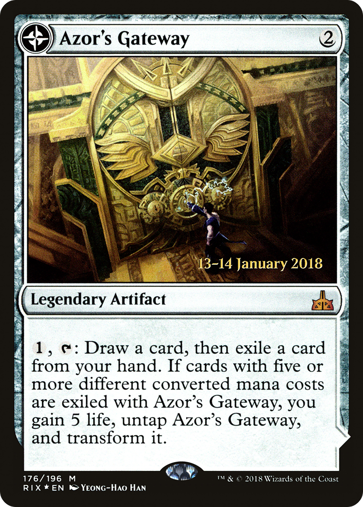Azor's Gateway // Sanctum of the Sun (176) (Prerelease) (PRIX) - Foil