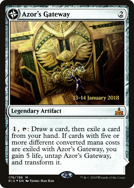 Azor's Gateway // Sanctum of the Sun (176) (Prerelease) (PRIX) - Foil