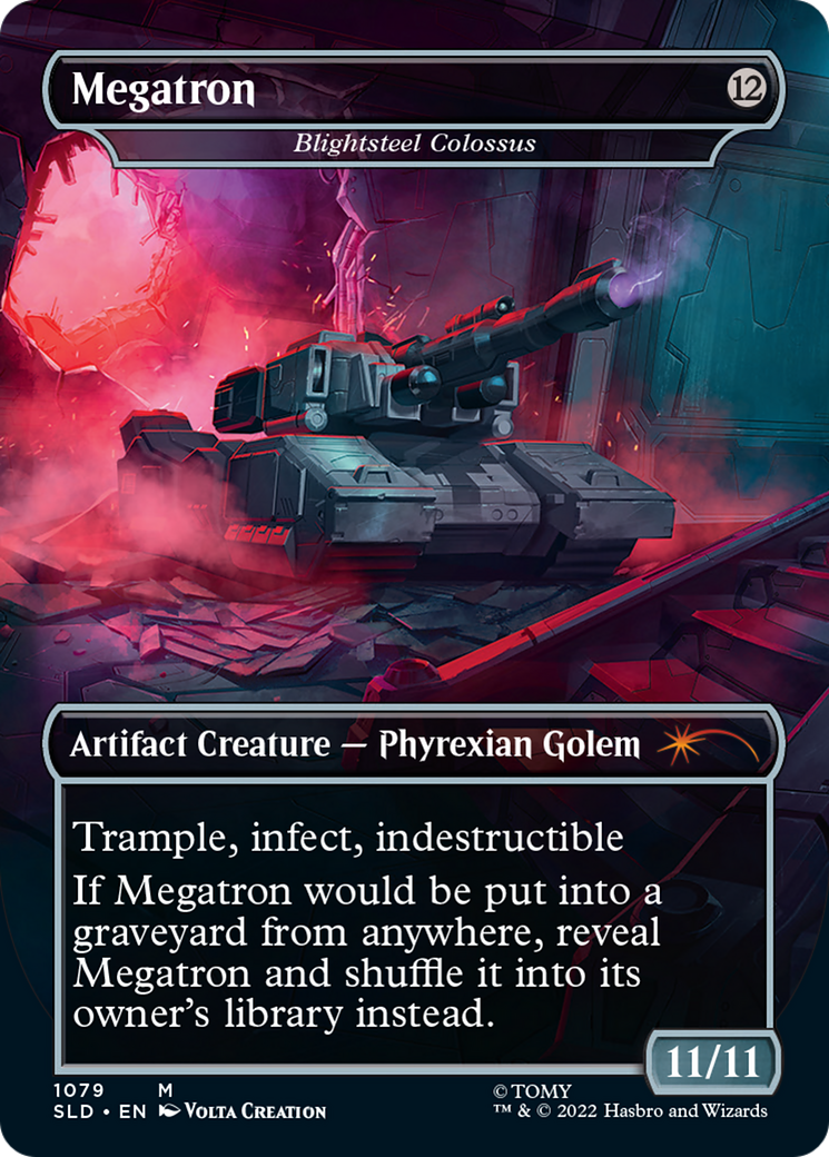 Megatron [Blightsteel Colossus] (1079) (Borderless) (Reversible) (SLD)