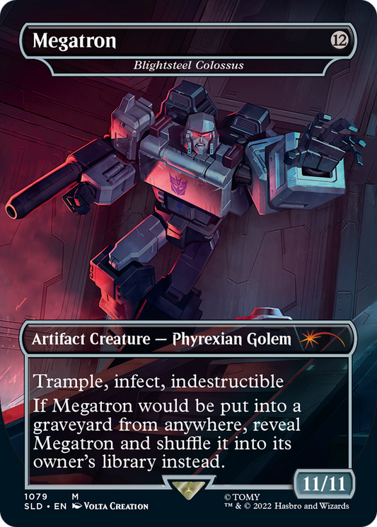 Megatron [Blightsteel Colossus] (1079) (Borderless) (Reversible) (SLD)