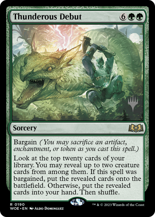 Thunderous Debut (0190) (Promo Pack)
