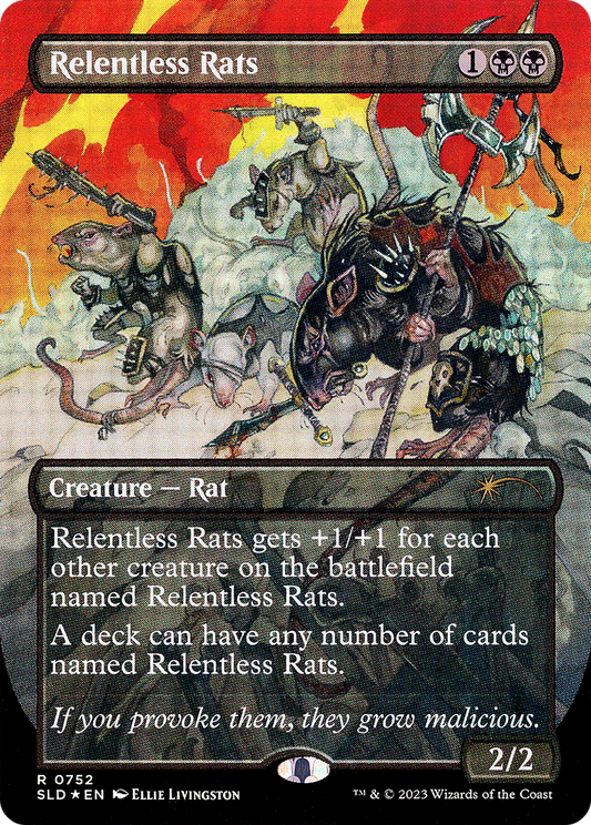 Relentless Rats (0752) (Borderless) - Foil