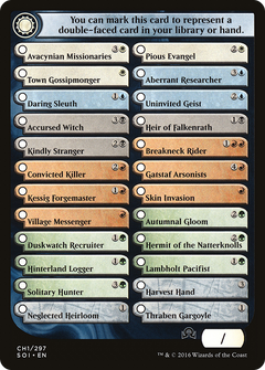 Shadows Over Innistrad Checklist Card (CH1)