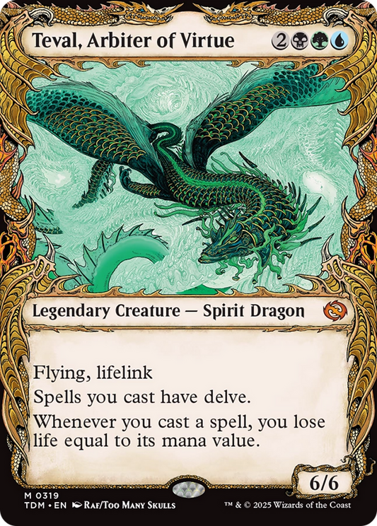 Teval, Arbiter of Virtue (0319) (Showcase) - Foil