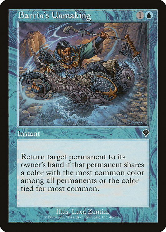 Barrin's Unmaking - Foil