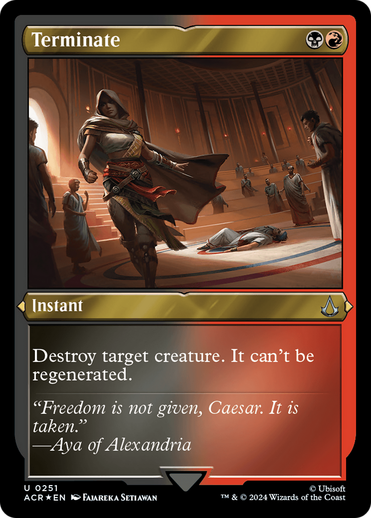 Terminate (0251) - Foil Etched
