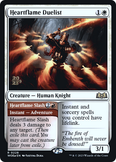 Heartflame Duelist // Heartflame Slash (0228) (Prerelease) - Foil