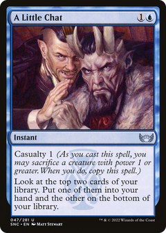 A Little Chat - Foil