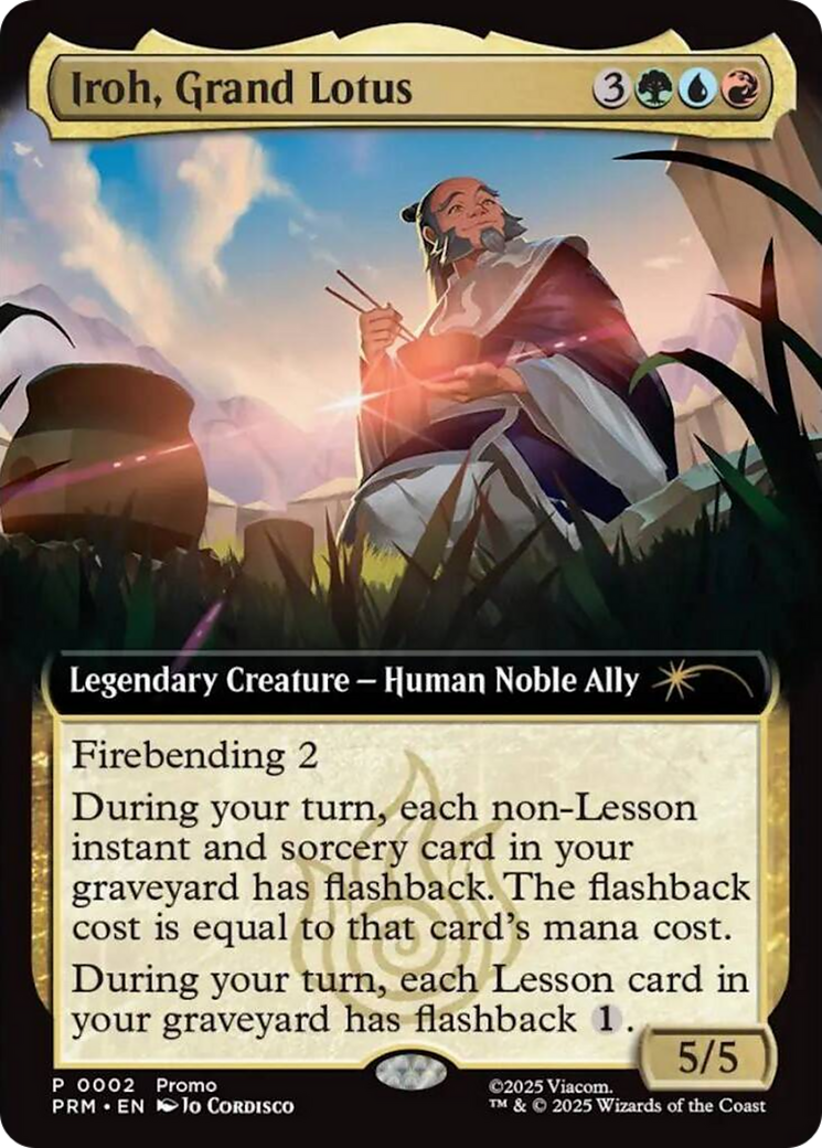 Iroh, Grand Lotus (0002) (Borderless) (PMEI) - Foil