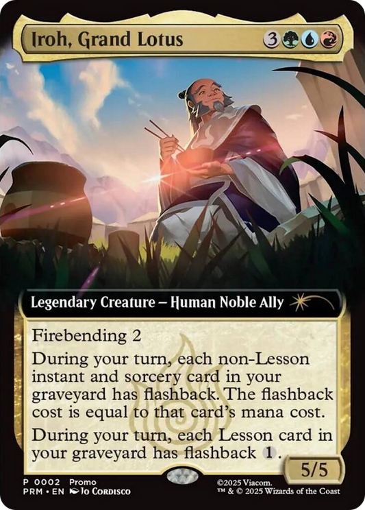 Iroh, Grand Lotus (0002) (Borderless) (PMEI) - Foil