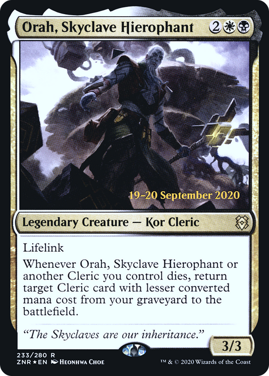 Orah, Skyclave Hierophant (233) (Prerelease) - Foil