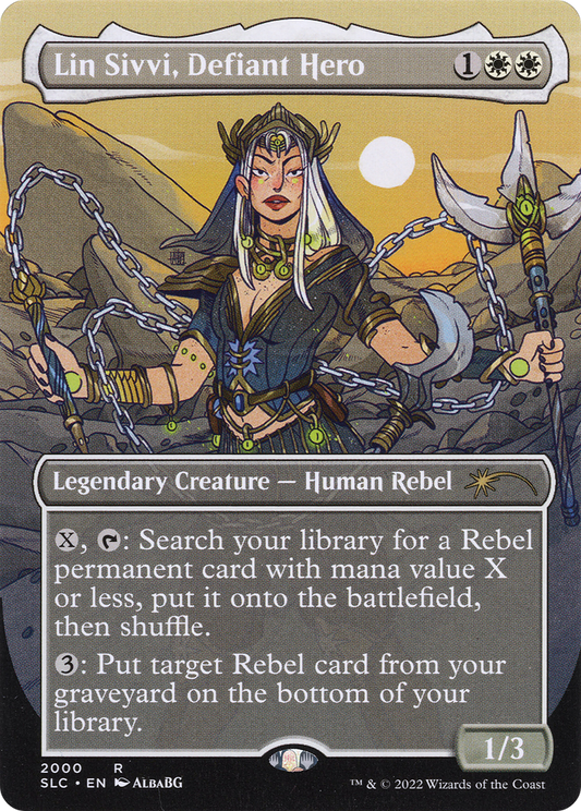 Lin Sivvi, Defiant Hero (2000) (Borderless) - Foil