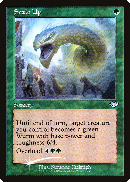 Scale Up (023) (Retro Frame) - Foil Etched