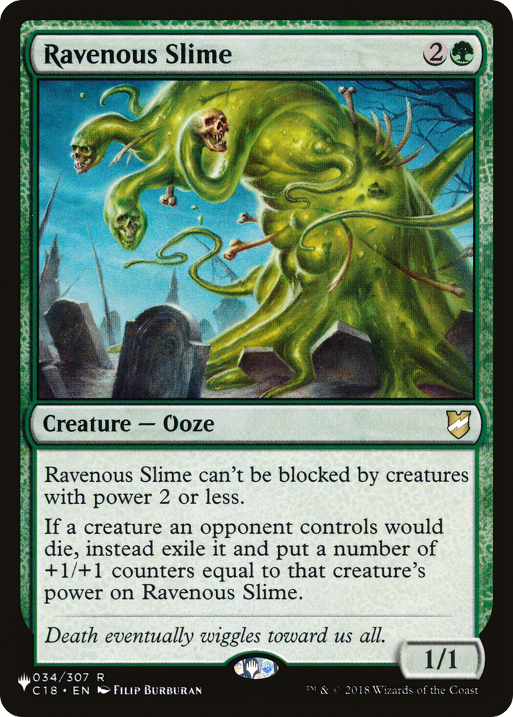 Ravenous Slime (C18-34) (PLST)