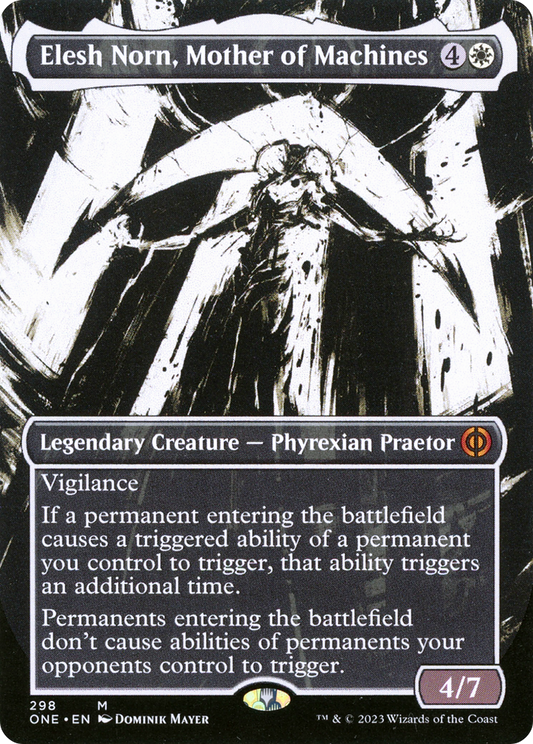 Elesh Norn, Mother of Machines (298) (Borderless) (Showcase)