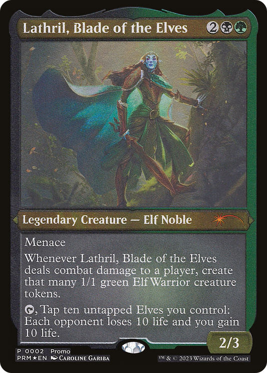 Lathril, Blade of the Elves (002) - Foil Etched