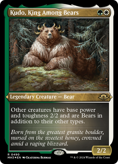 Kudo, King Among Bears (0490) - Foil Etched