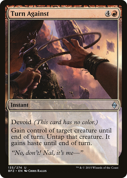 Turn Against - Foil