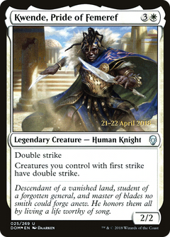 Kwende, Pride of Femeref (025) (Prerelease) - Foil