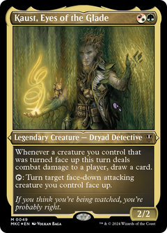 Kaust, Eyes of the Glade (0049) (Display Commander) (Thick Stock) - Foil Etched