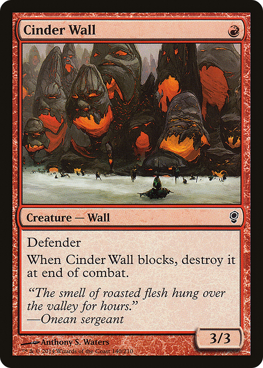 Cinder Wall - Foil