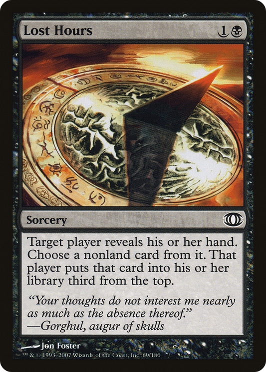 Lost Hours - Foil
