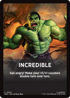 Incredible (0053) (Theme Card) (FMSC)