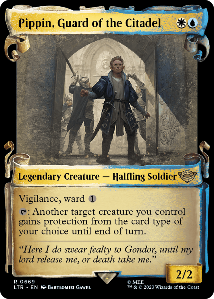 Pippin, Guard of the Citadel (0669) (Showcase) - Silver Foil
